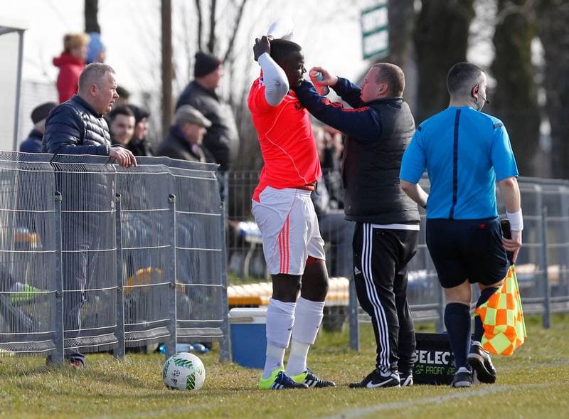 Football. III Liga. LZS Piotrowka - Szombierki Bytom. 19.03.2016