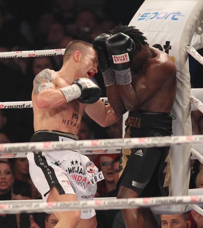 Boxing. Wojak Boxing Night. Damian Jonak - Alex Buema. 15.10.2011