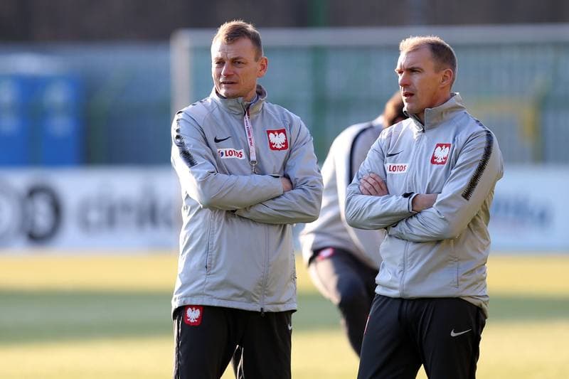 Football. Poland national team. Training. 25.03.2018