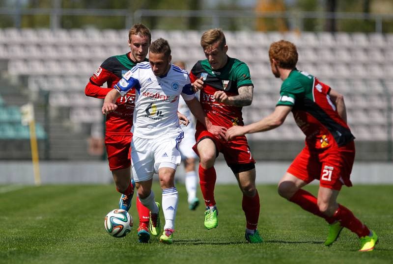 Football. I Liga. GKS Tychy - Wigry Suwalki. 25.04.2015