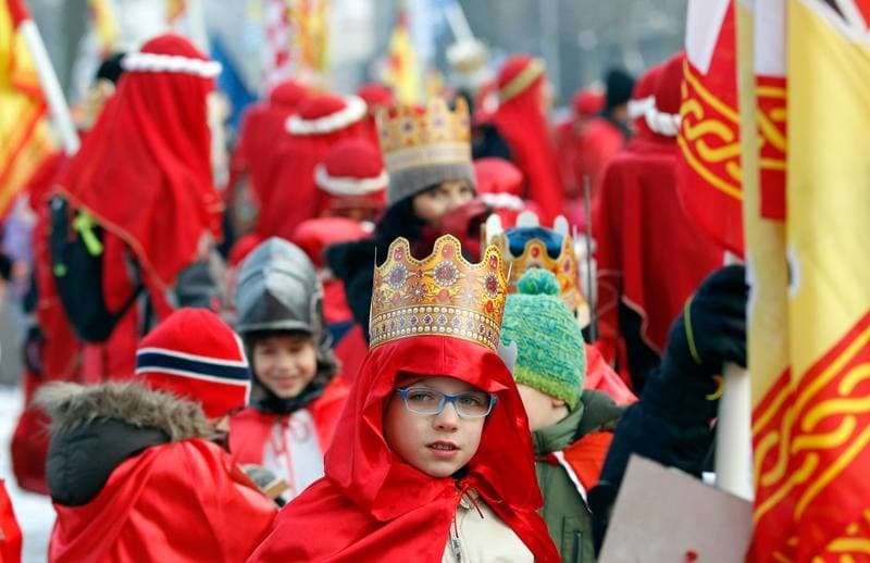 Three Kings Procession. Katowice. 06.01.2016