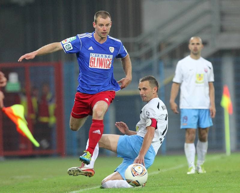 Football. Sparing. Piast Gliwice - Kolejarz Stroze. 10.03.2012