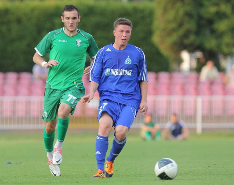 Football. Sparing. Ruch Chorzow - Karpaty Lwow. 06.07.2012