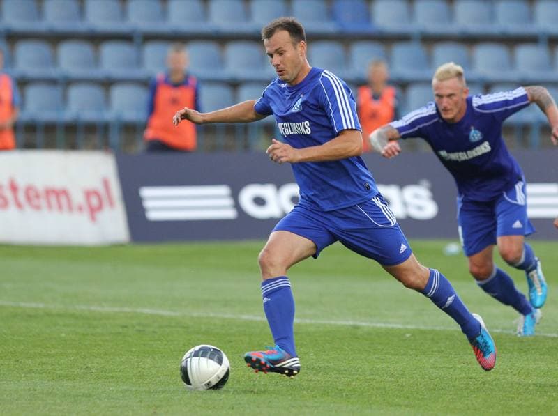 Football. Europa League. Ruch Chorzow - Metalurg Skopje. 19.07.2012