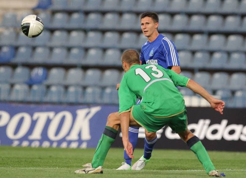 Football. Europa League. Ruch Chorzow - Metalurg Skopje. 19.07.2012