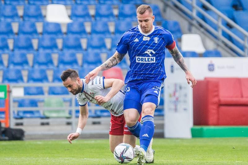 Football. PKO BP Ekstraklasa. Podbeskidzie Bielsko-Biala - Wisla Plock. 08.05.2021