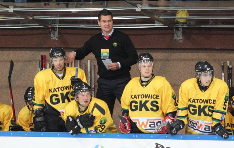Ice Hockey. Polska Liga Hokeja na Lodzie. HC GKS Katowice - Ciarko PBS Bank KH Sanok. 07.09.2012