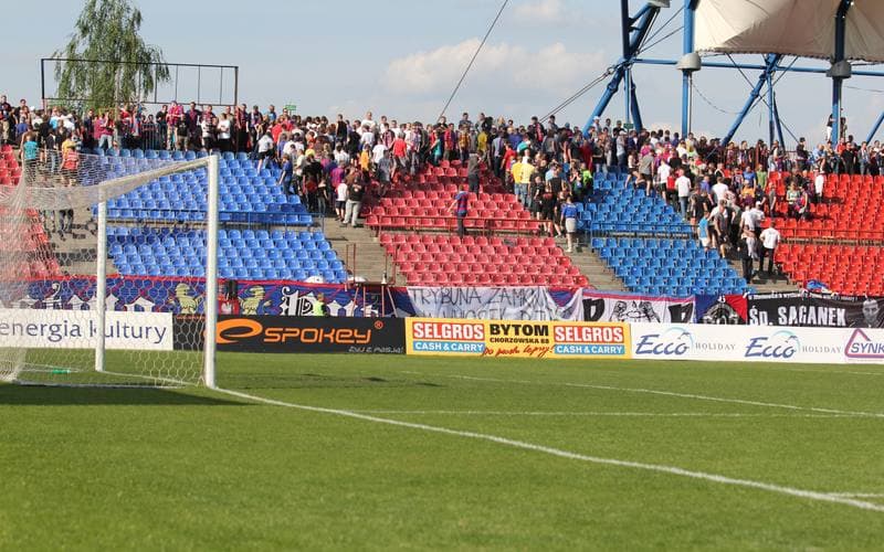 Football. Bytom Ekstraklasa. Polonia Bytom - Cracovia Krakow. 10.05.2011