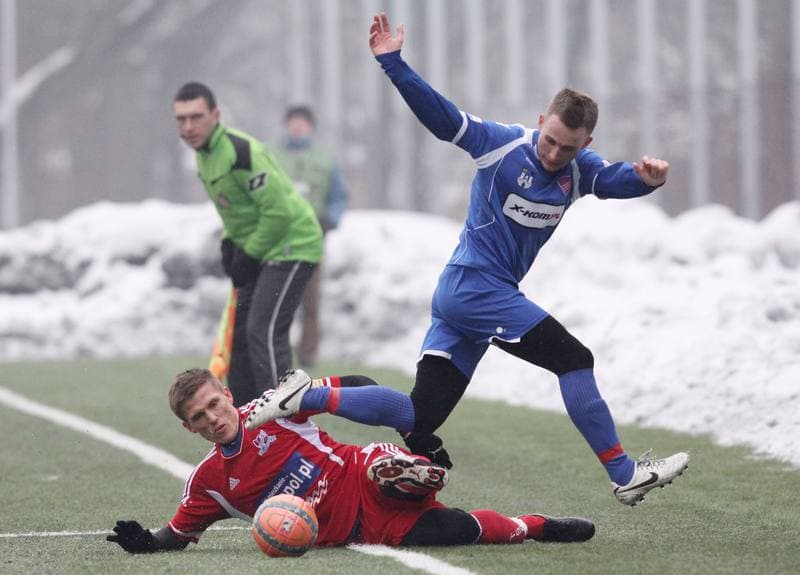 Football. Sparing. Podbeskidzie Bielsko-Biala - Rakow Czestochowa. 16.02.2013