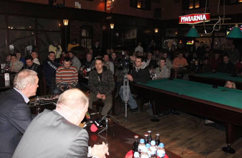 Football. Poland national team. Press Conference. 06.02.2012