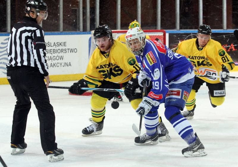 Ice Hockey. Polska Liga Hokeja na Lodzie. HC GKS Katowice - Aksam Unia Oswiecim. 07.10.2012