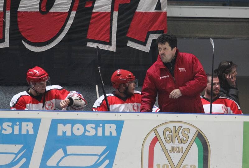 Ice Hockey. Polska Liga Hokejowa. JKH GKS Jastrzebie - Comarch Cracovia Krakow. 25.03.2013