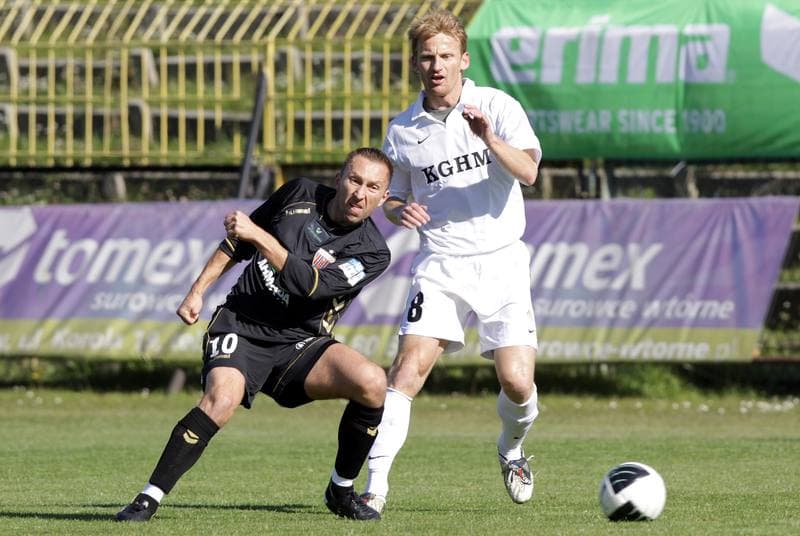 Football. Sparing. Polonia Bytom - Zaglebie Lubin. 09.10.2010