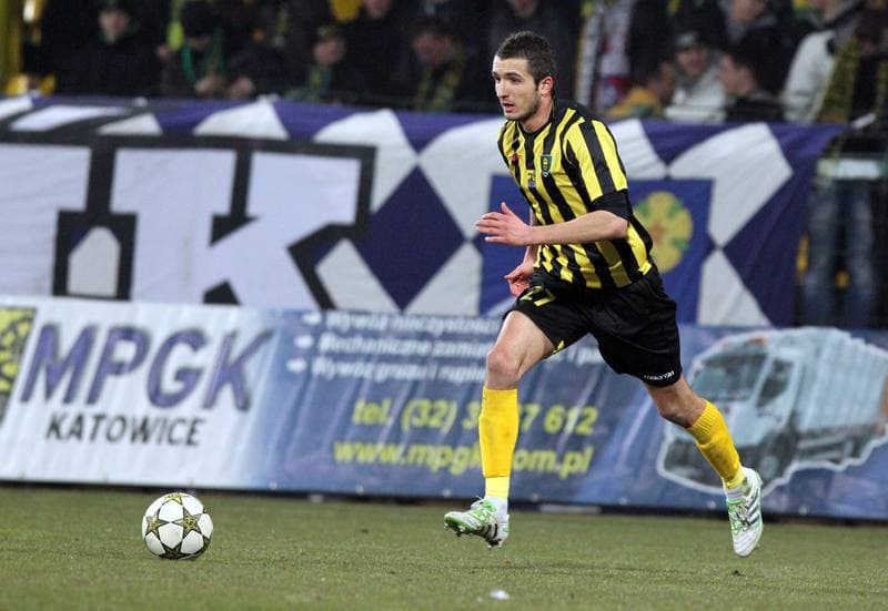 Football. I liga. GKS Katowice - Bogdanka Leczna. 14.04.2012