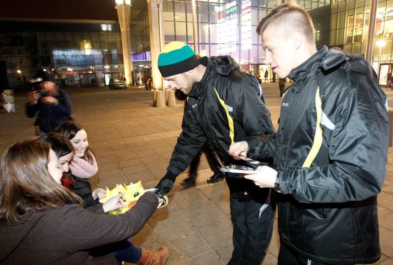 Football. GKS Katowice. Press Conference. 27.02.2014