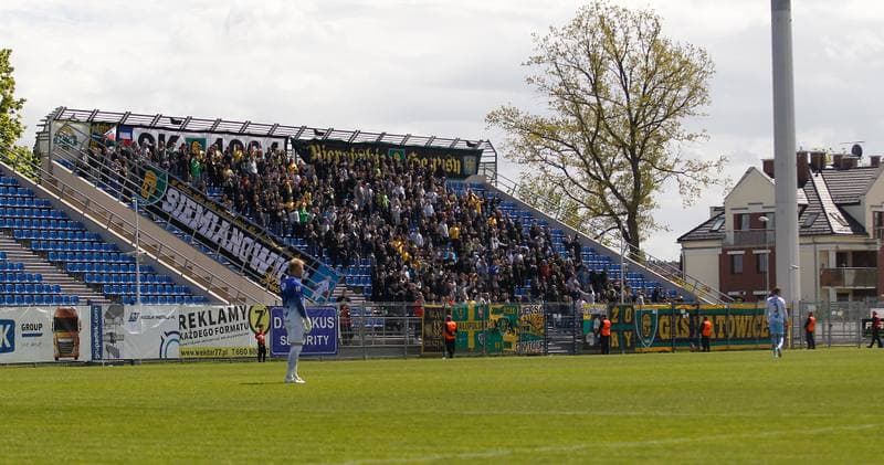 Football. I Liga. Stomil Olsztyn - GKS Katowice. 17.05.2015