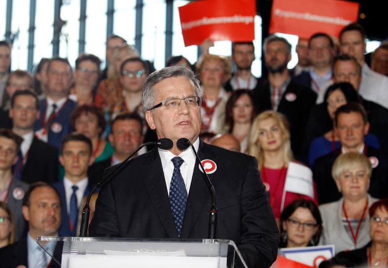 Bronislaw Komorowski. Election Convention. 18.05.2015