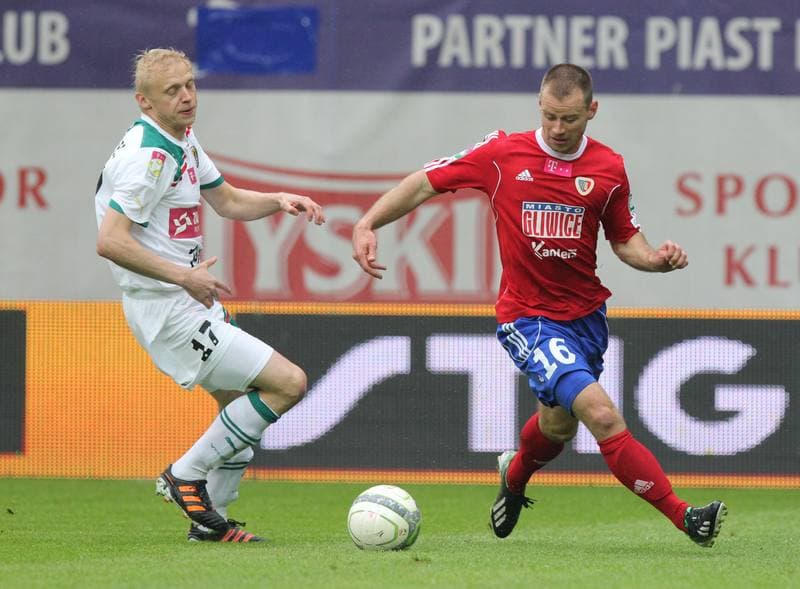 Football. T-Mobile Ekstraklasa. Piast Gliwice - Slask Wroclaw. 12.05.2013