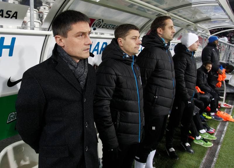 Football. T-Mobile Ekstraklasa. Cracovia Krakow - Lech Poznan. 25.11.2013