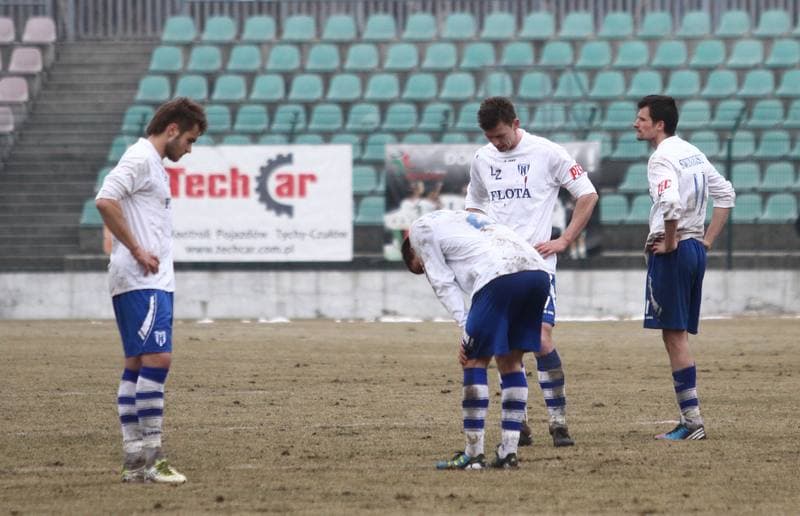Football. I liga. GKS Tychy - Flota Swinoujscie. 30.03.2013