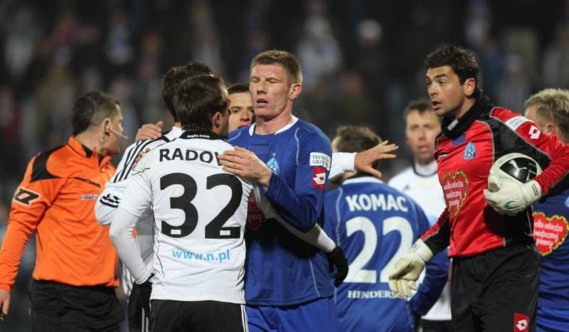 Football. Puchar Polski. Ruch Chorzow - Legia Warsaw. 01.03.2011