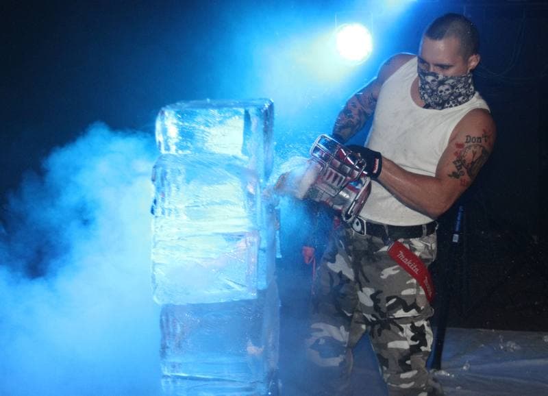 Ice Sculpture Show. Katowice. 12.09.2013