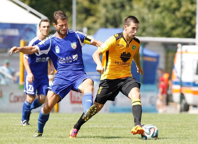 Football. I Liga. Miedz Legnica - GKS Katowice. 10.08.2014