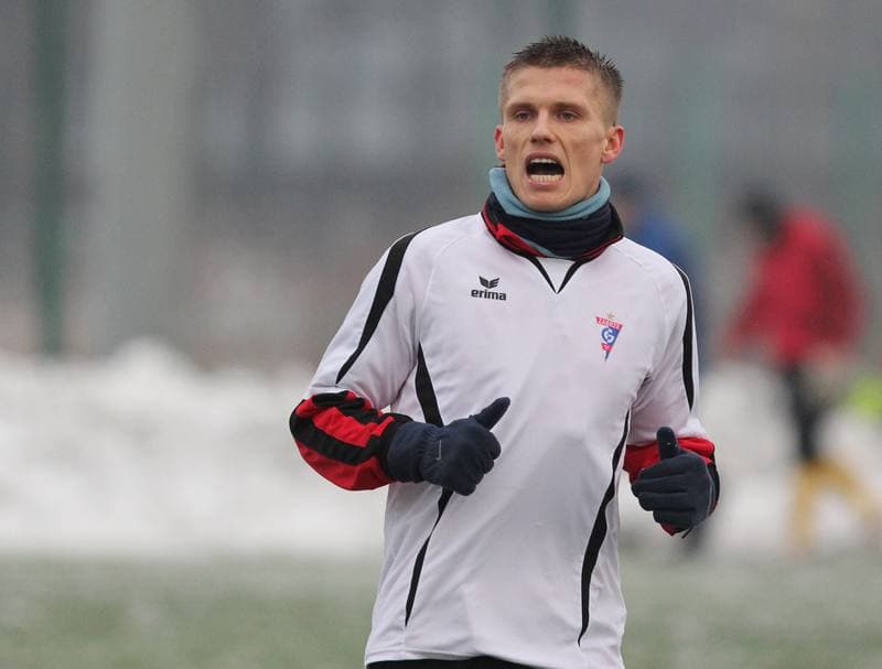 Football. Sparing. Gornik Zabrze - Garbarnia Krakow. 20.01.2012
