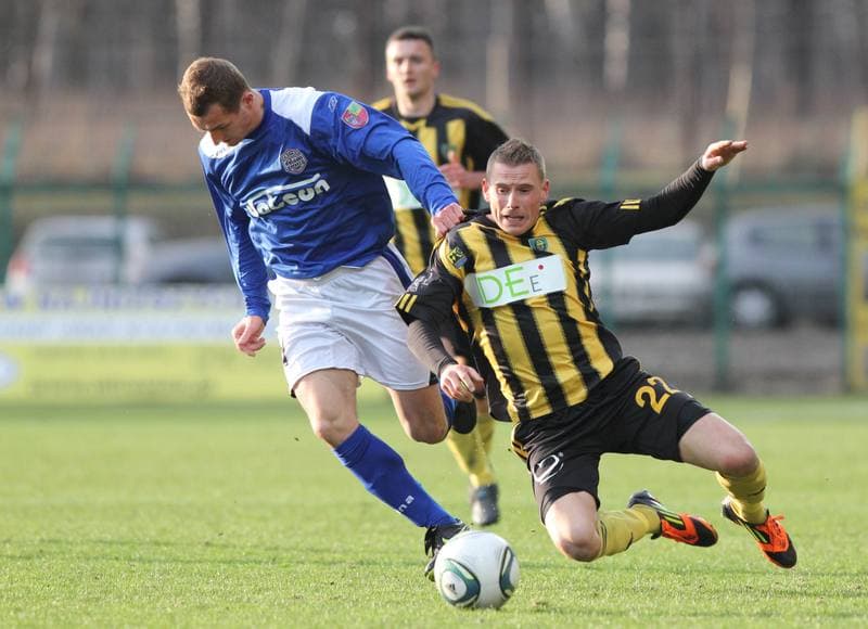 Football. I liga. GKS Katowice - Dolcan Zabki. 31.03.2012