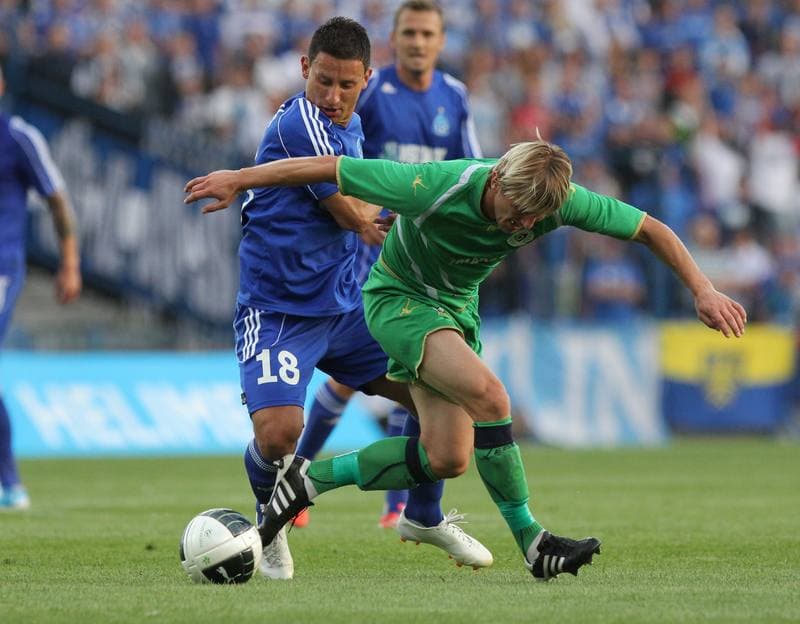 Football. Europa League. Ruch Chorzow - Metalurg Skopje. 19.07.2012