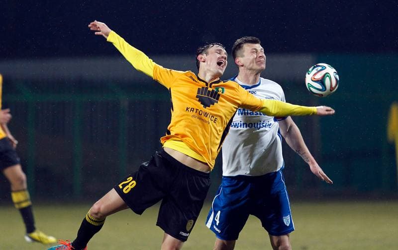 Football. I Liga. GKS Katowice - Flota Swinoujscie. 23.11.2013
