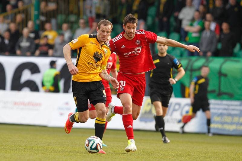 Football. I Liga. GKS Katowice - Bytovia Bytow. 11.04.2015