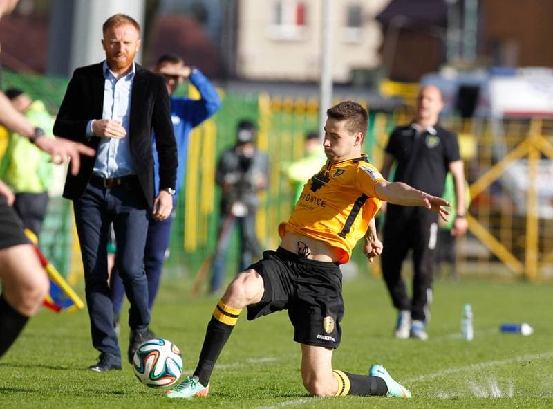 Football. I Liga. GKS Katowice - Zaglebie Lubin. 25.04.2015