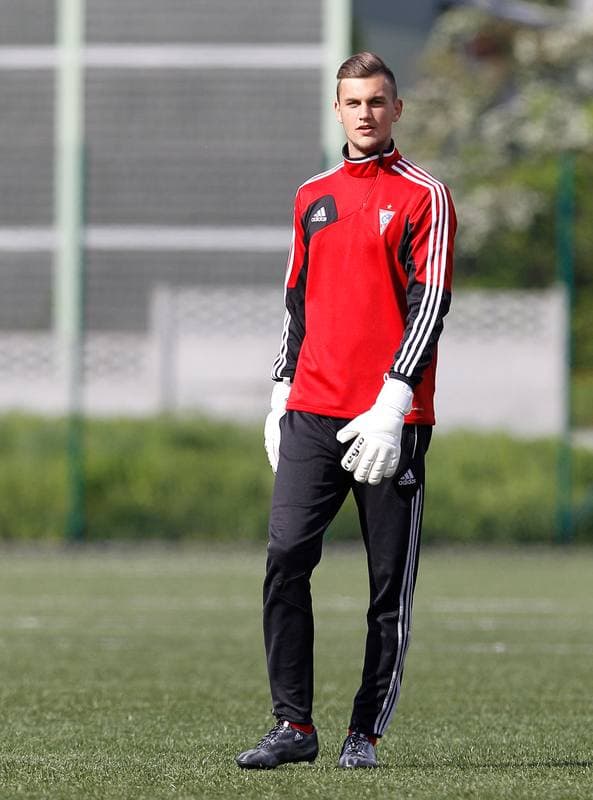 Football. Gornik Zabrze. Press Conference. 08.05.2015