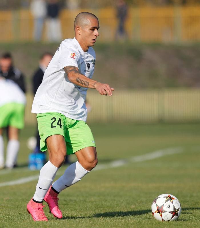 Football. I Liga. Rozwoj Katowice - Miedz Legnica. 31.10.2015