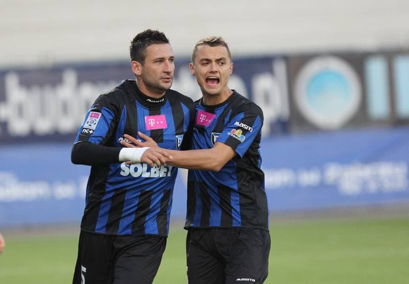 Football. T-Mobile Ekstraklasa. Gornik Zabrze - Zawisza Bydgoszcz. 29.04.2015