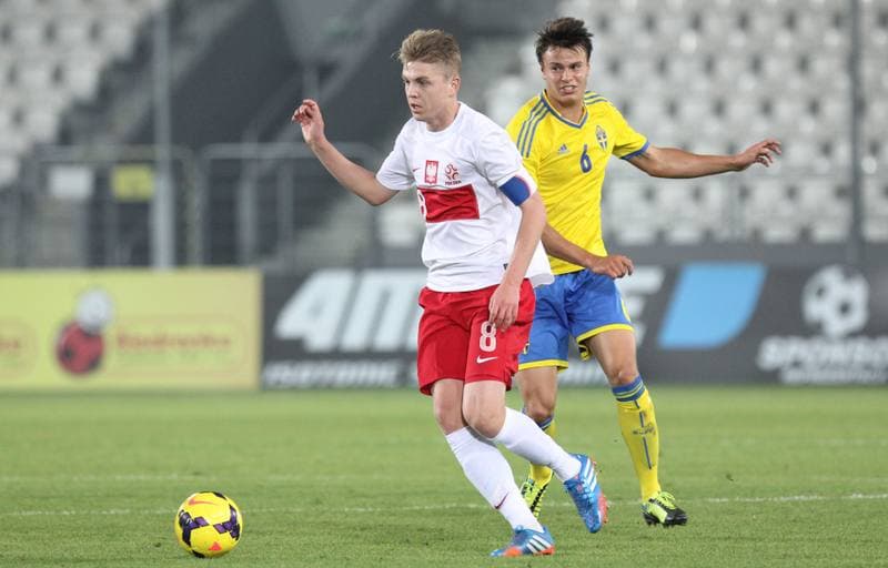 Football. European Youth Championship Qualifiers. Poland U21 - Sweden U21. 12.10.2015