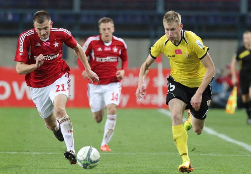 Football. T-Mobile Ekstraklasa. Wisla Krakow - Widzew Lodz. 29.10.2013