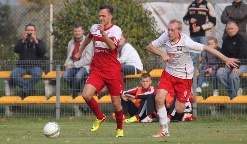 Football. Friendly Match. LZS Piotrowka - Gornik Zabrze. 10.10.2013