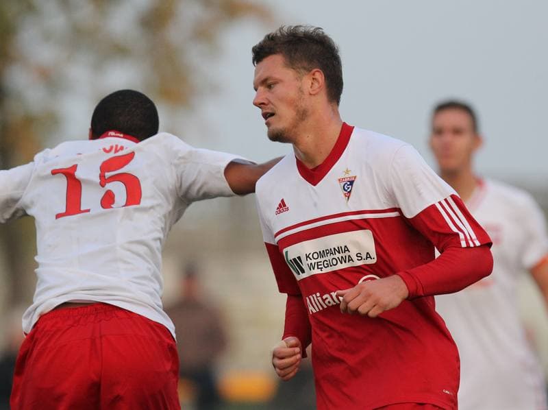 Football. Friendly Match. LZS Piotrowka - Gornik Zabrze. 10.10.2013