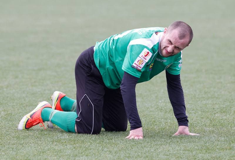 Football. Friendly Match. GKS Katowice - Rakow Czestochowa. 28.01.2015