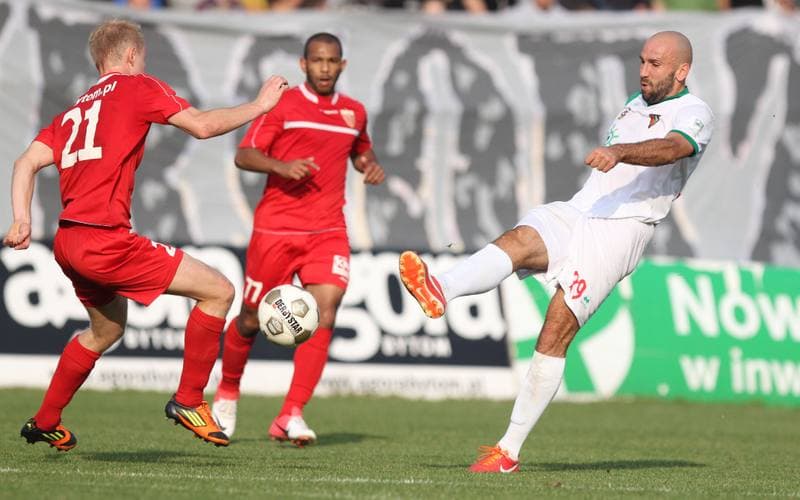 Football. II Liga Grupa Zachodnia. Polonia Bytom - Zaglebie Sosnowiec. 12.10.2013