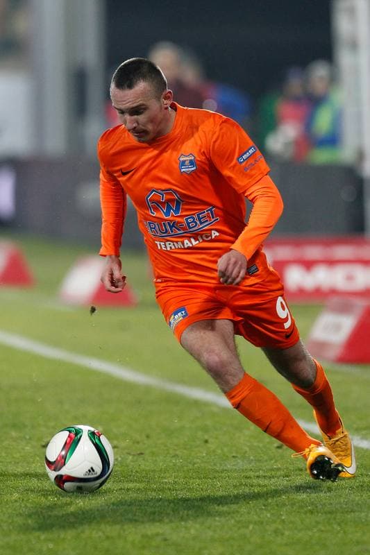 Football. PKO BP Ekstraklasa. Termalica Bruk-Bet Nieciecza - Jagiellonia Bialystok. 16.12.2015