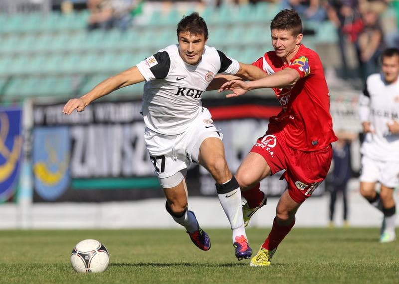 Football. I Liga. GKS Tychy - Zaglebie Lubin. 19.10.2014