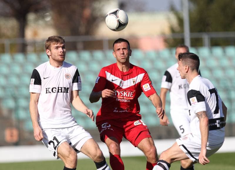 Football. I Liga. GKS Tychy - Zaglebie Lubin. 19.10.2014