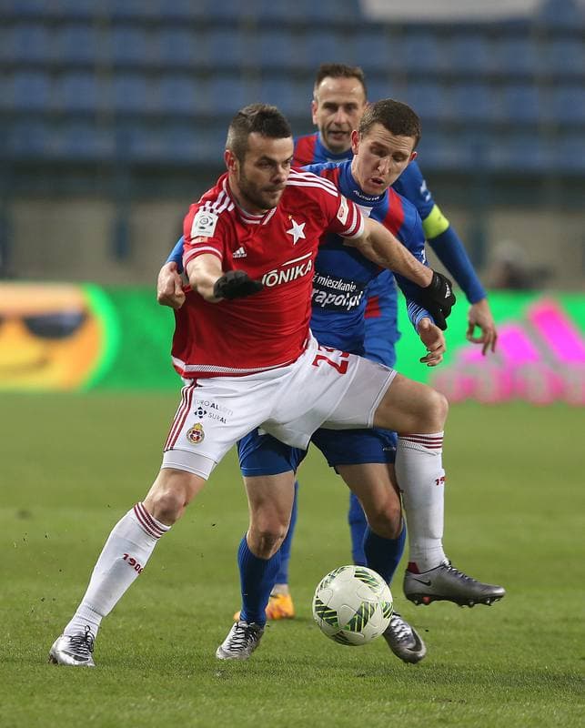 Football. PKO BP Ekstraklasa. Wisla Krakow - Podbeskidzie Bielsko Biala. 27.02.2016