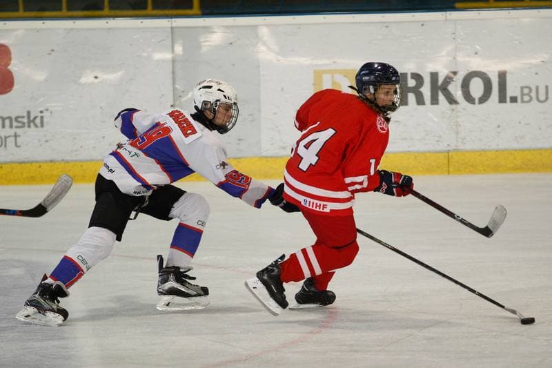 Ice Hockey. Slaska Liga Mlodzikow. Polonia Bytom - Reprezentacja Polski Kobiet. 06.09.2018