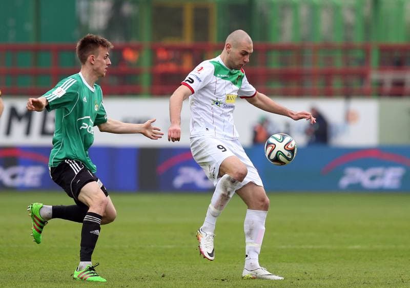 Football. I Liga. GKS Belchatow - Zaglebie Sosnowiec. 10.04.2016