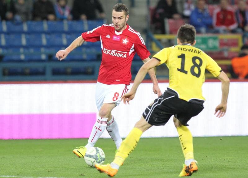 Football. T-Mobile Ekstraklasa. Wisla Krakow - Widzew Lodz. 29.10.2013