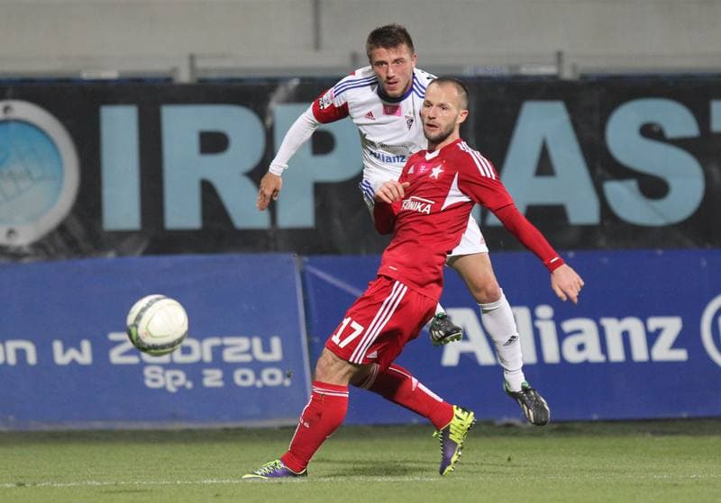 Football. T-Mobile Ekstraklasa. Gornik Zabrze - Wisla Krakow. 08.11.2013